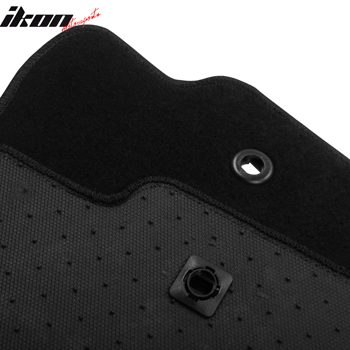 For 17-25 Honda Ridgeline Anti-Slip Front Rear Floor Mat Carpet Nylon 3PCS Black