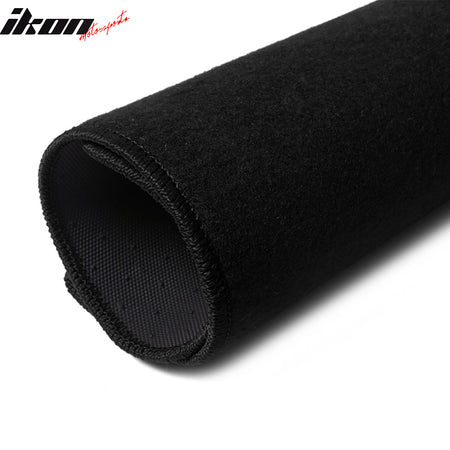 For 17-25 Honda Ridgeline Anti-Slip Front Rear Floor Mat Carpet Nylon 3PCS Black