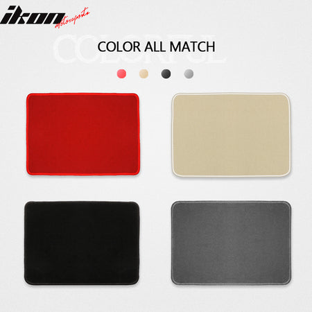 For 17-25 Honda Ridgeline Anti-Slip Front Rear Floor Mat Carpet Nylon 3PCS Black