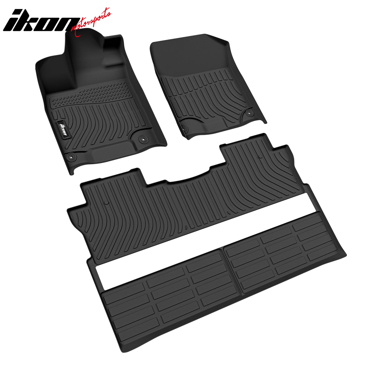 Fits 17-25 Honda Ridgeline Heavy Duty Floor Mats 3D Carpet Liner Protector TPE