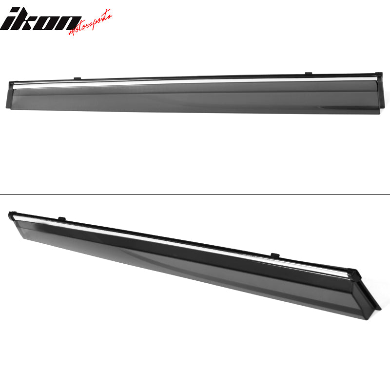 Fits 17-25 Jeep Compass MP Window Visors Vent Rain Guards W/Chrome Trim PC 4PCS