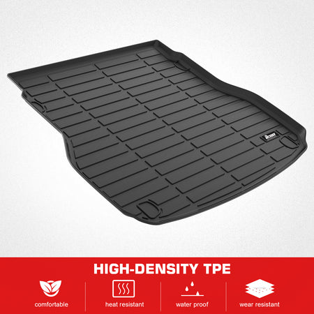 Fits 17-24 Maserati Levante TPE All Weather Waterproof Rear Cargo Trunk Tray Mat