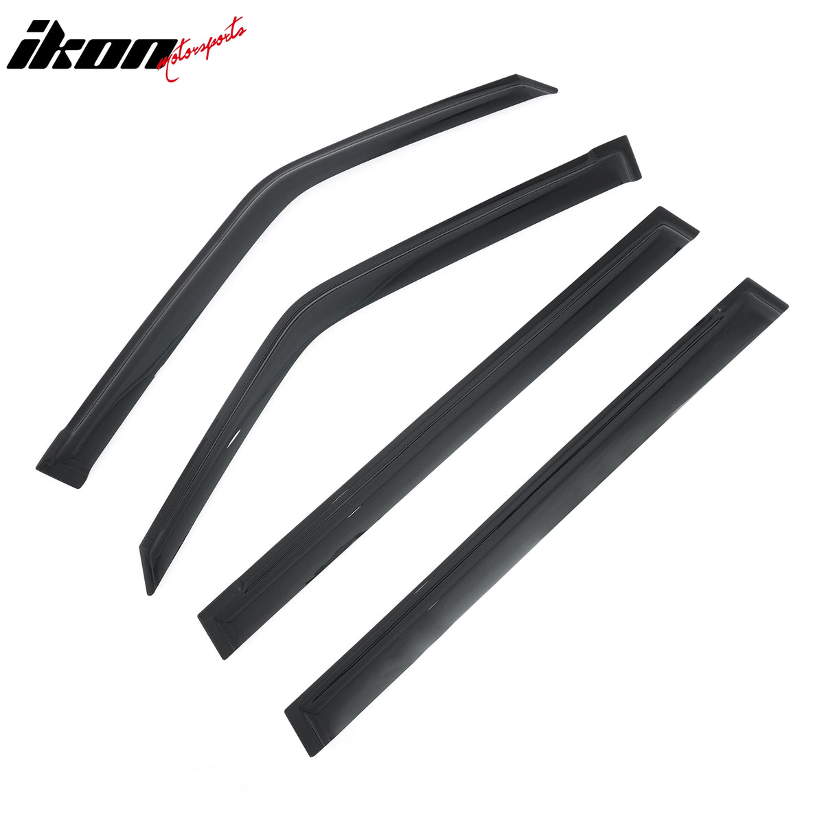 Fits 17-24 Nissan Armada Window Visors 4PCS Smoke Acrylic Rain Sun Deflectors