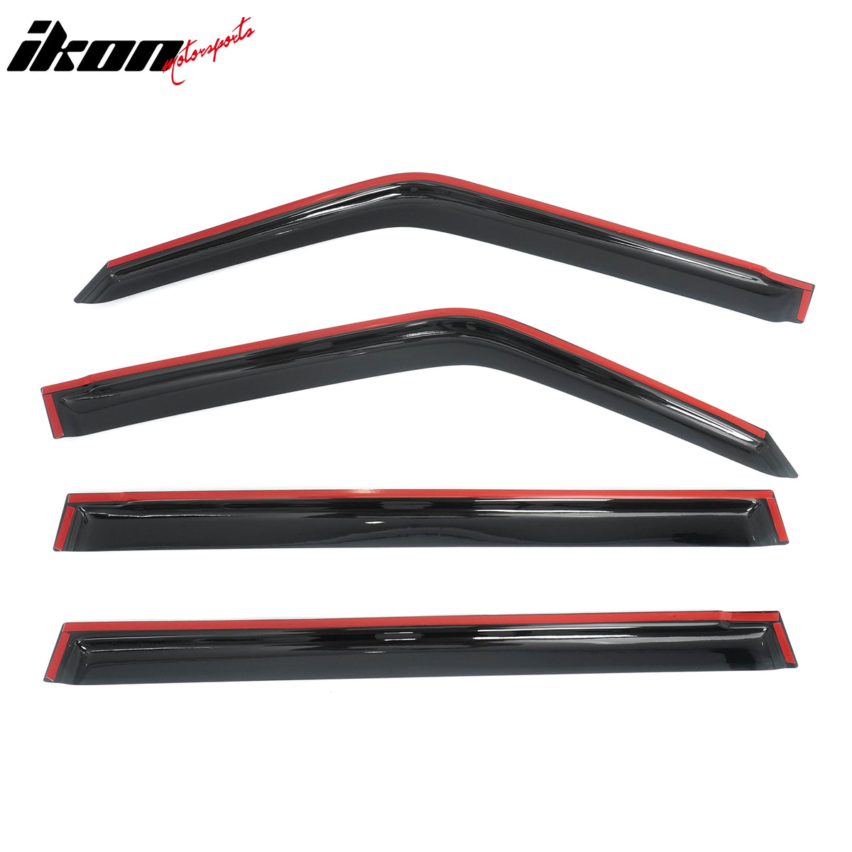 Fits 17-24 Nissan Armada Window Visors 4PCS Smoke Acrylic Rain Sun Deflectors