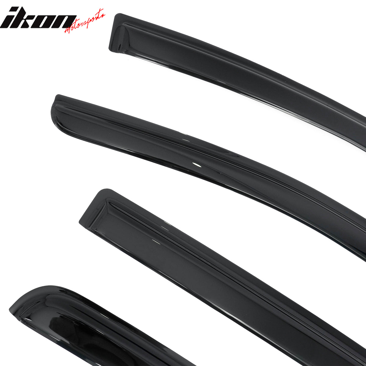 Fits 17-24 Nissan Titan& 16-24 Titan XD Crew Cab Window Visors Deflectors 4PCS