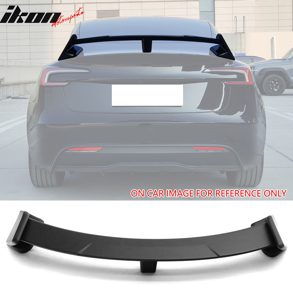 2017-2024 Tesla Model 3 GT Style Matte Black Rear Trunk Spoiler ABS
