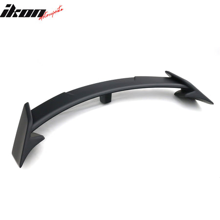 Fits 17-25 Tesla Model 3 GT Style Rear Trunk Spoiler Wing Lip Matte Black ABS