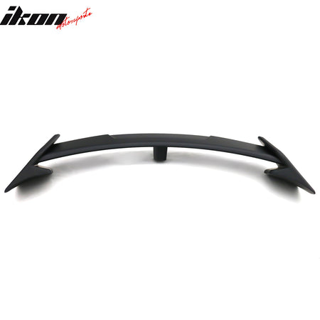 Fits 17-25 Tesla Model 3 GT Style Rear Trunk Spoiler Wing Lip Matte Black ABS