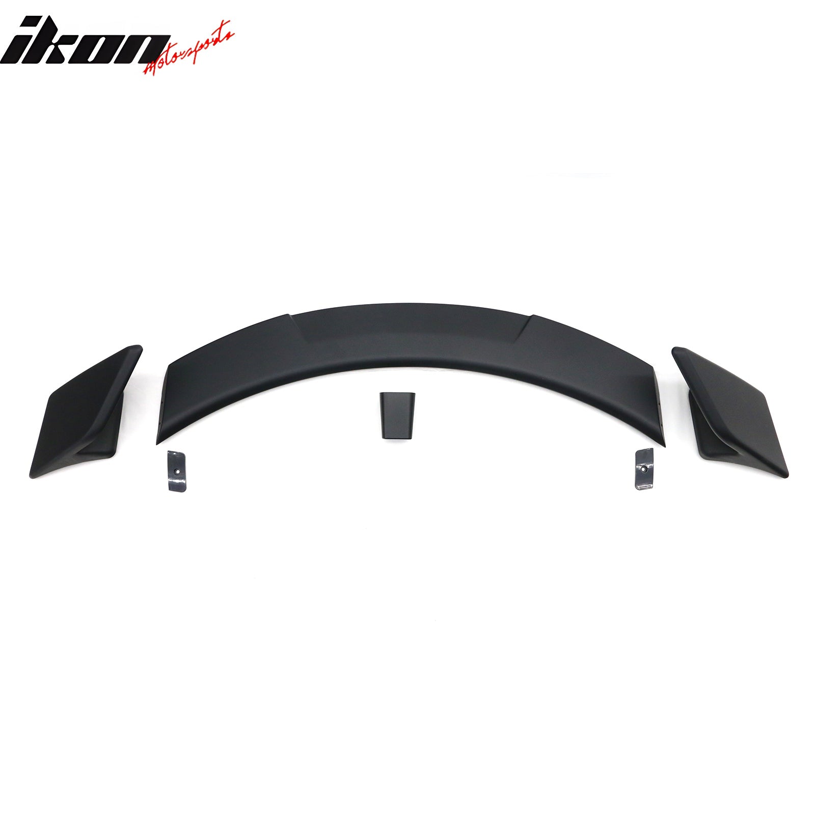 Fits 17-25 Tesla Model 3 GT Style Rear Trunk Spoiler Wing Lip Matte Black ABS