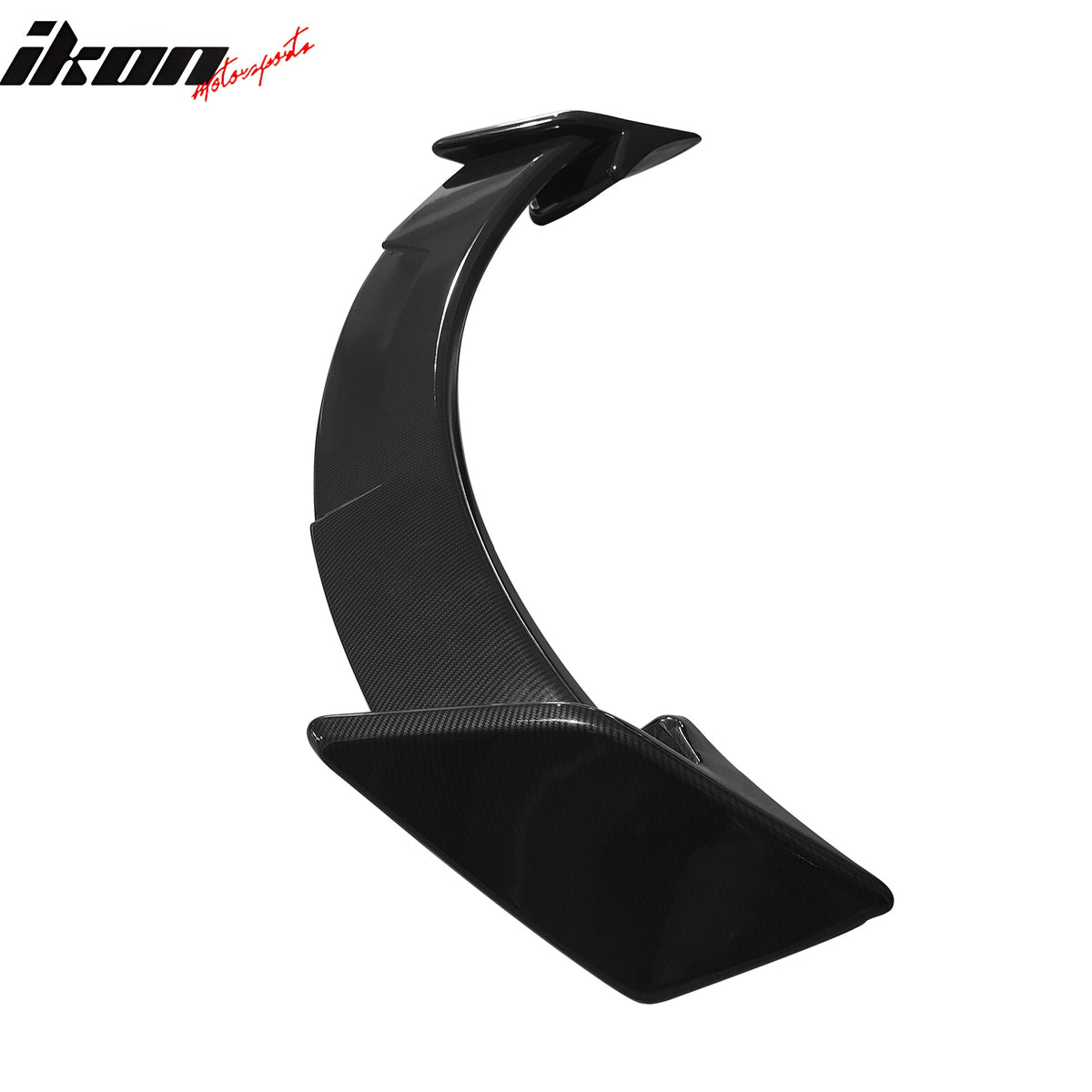 Fits 17-25 Tesla Model 3 GT Style Rear Trunk Spoiler Wing Carbon Fiber Print ABS