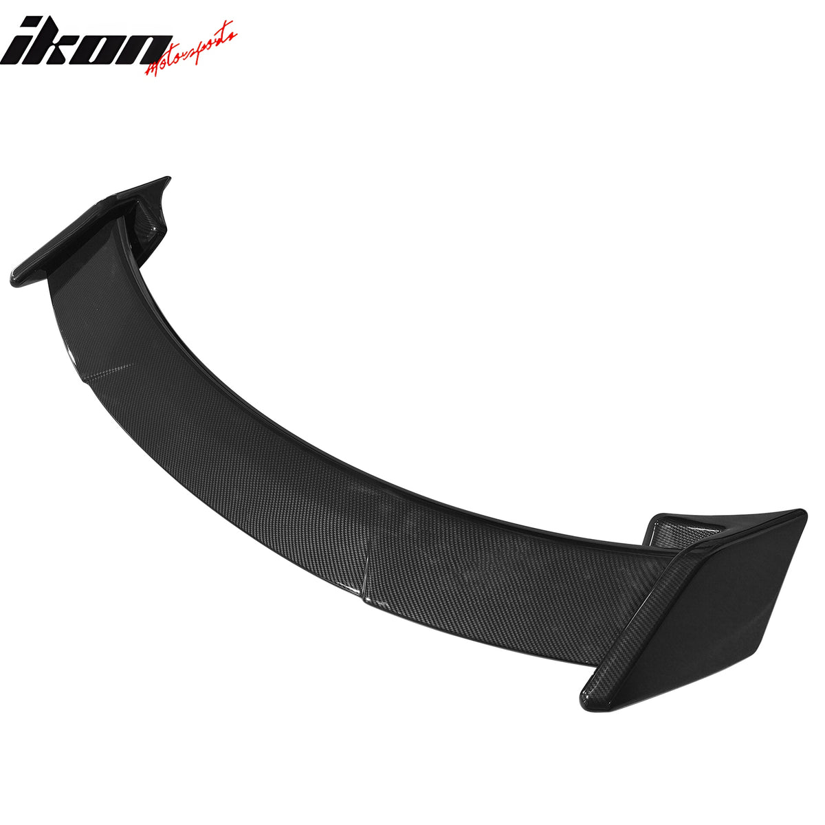 Fits 17-25 Tesla Model 3 GT Style Rear Trunk Spoiler Wing Carbon Fiber Print ABS
