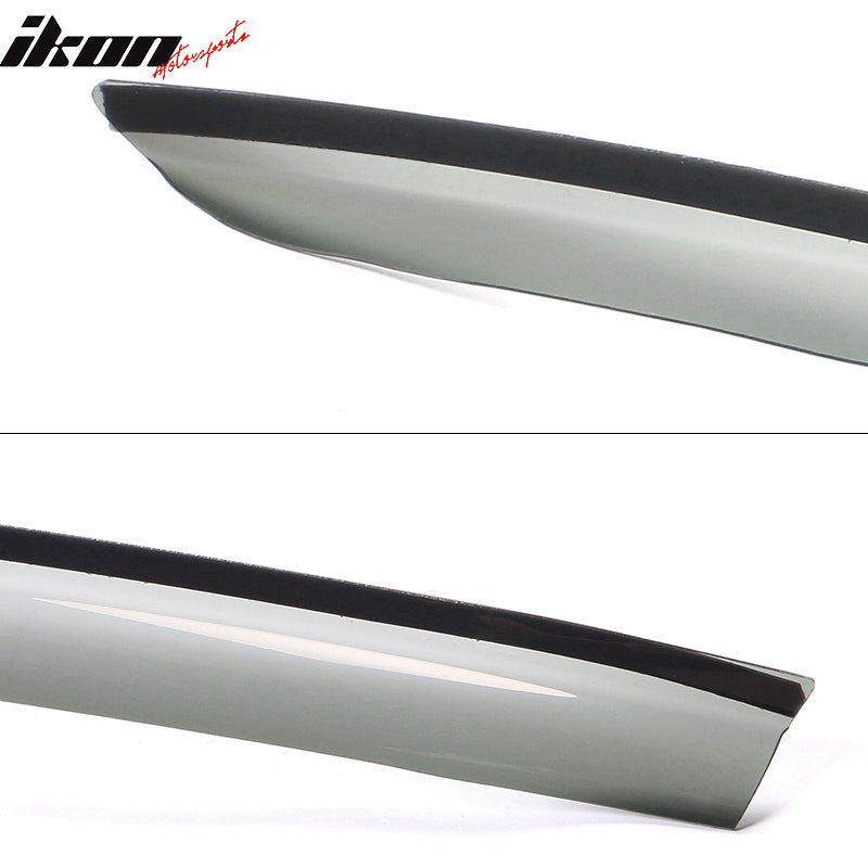 Fits 17-25 Tesla Model 3 Smoke Acrylic Window Visors Sun Rain Deflectors 4PCS