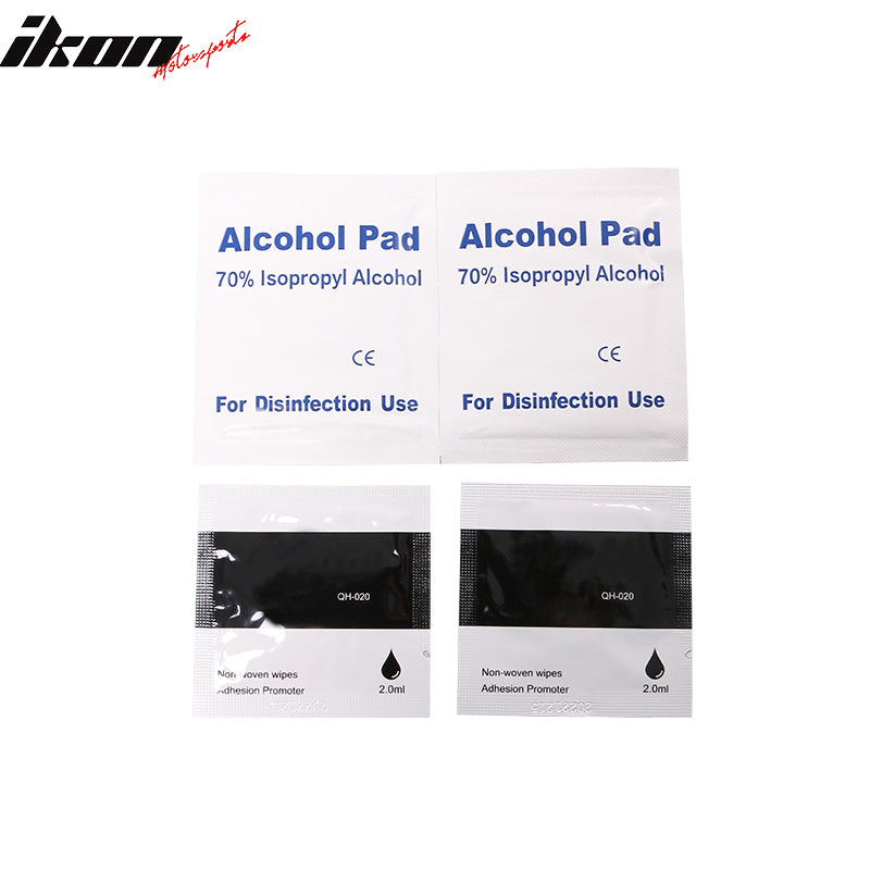 Fits 17-25 Tesla Model 3 Smoke Acrylic Window Visors Sun Rain Deflectors 4PCS