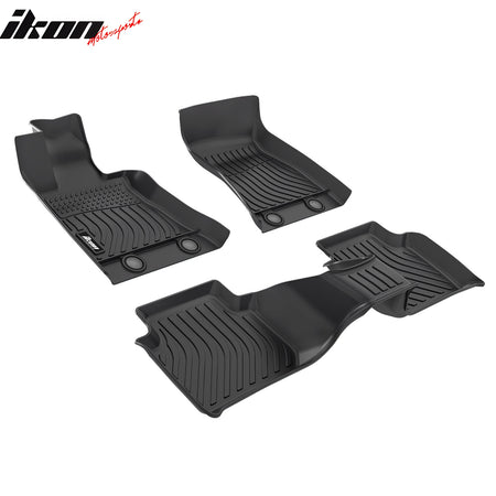 Fits 17-25 Alfa Romeo Giulia RWD Floor Mats TPE Carpets 3D All Weather Car Liner
