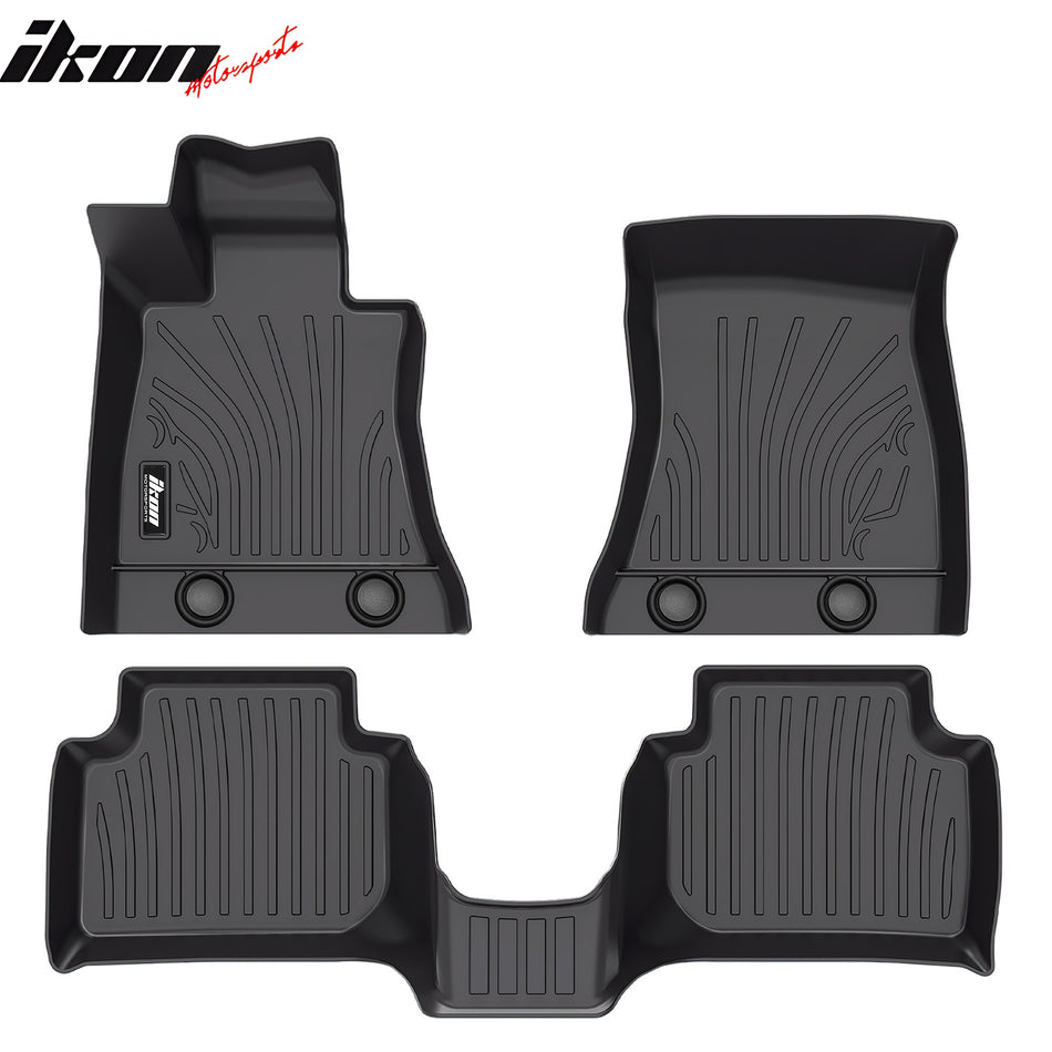 2017-2025 Alfa Romeo Giulia RWD Floor Mats TPE 3D IKON Style Carpets