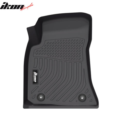 Fits 17-25 Alfa Romeo Giulia RWD Floor Mats TPE Carpets 3D IKON Style Boot Liner