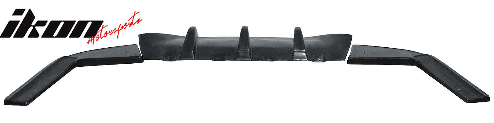 Fits 17-25 Alfa Romeo Giulia MX Style 3PCS Rear Bumper Lip Diffuser + Aprons PU