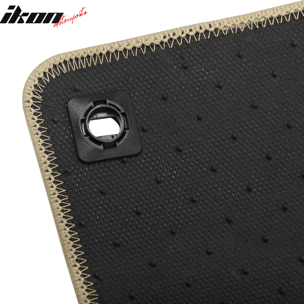 For 17-25 Honda Ridgeline Anti-Slip Front Rear Floor Mat Carpet Nylon 3PCS Beige