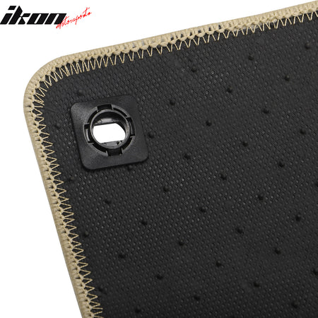 For 17-25 Honda Ridgeline Anti-Slip Front Rear Floor Mat Carpet Nylon 3PCS Beige