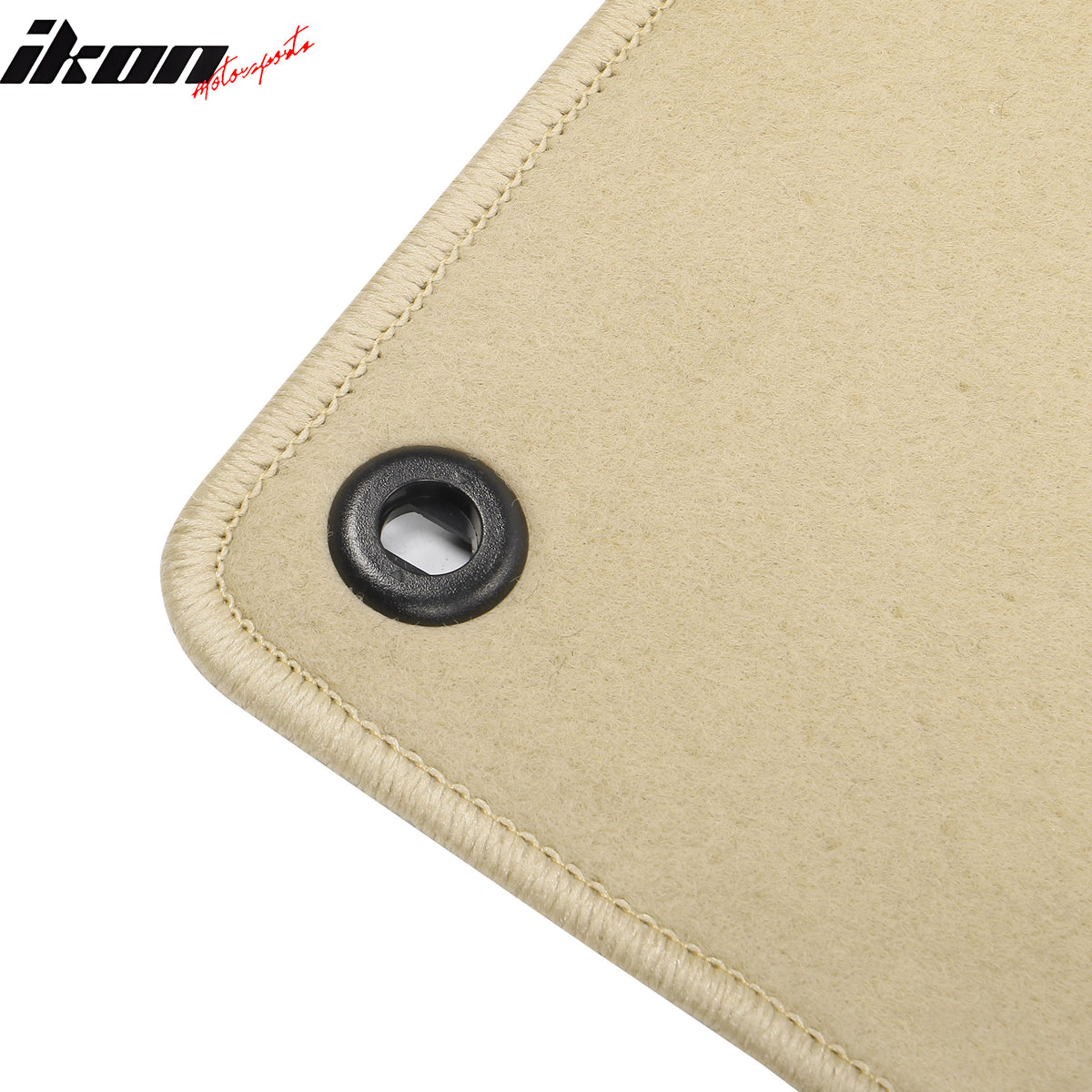 For 17-25 Honda Ridgeline Anti-Slip Front Rear Floor Mat Carpet Nylon 3PCS Beige