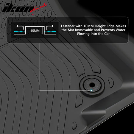 Fits 2017-2026 Jeep Compass TPE All Weather 3D Floor Mats Cargo Liner Carpets