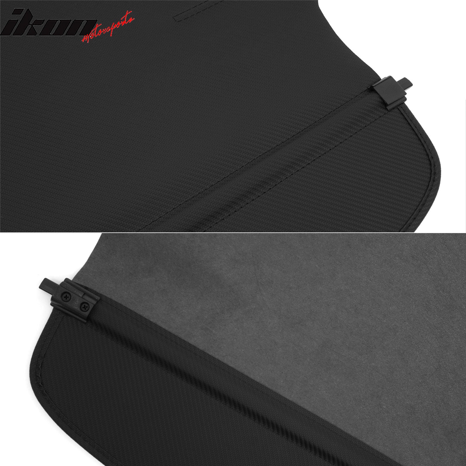 Fits 17-26 Cadillac XT5 Retractable Rear Trunk Cargo Cover Carbon Fiber Texture