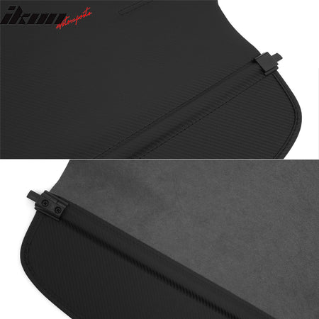 Fits 17-26 Cadillac XT5 Retractable Rear Trunk Cargo Cover Carbon Fiber Texture
