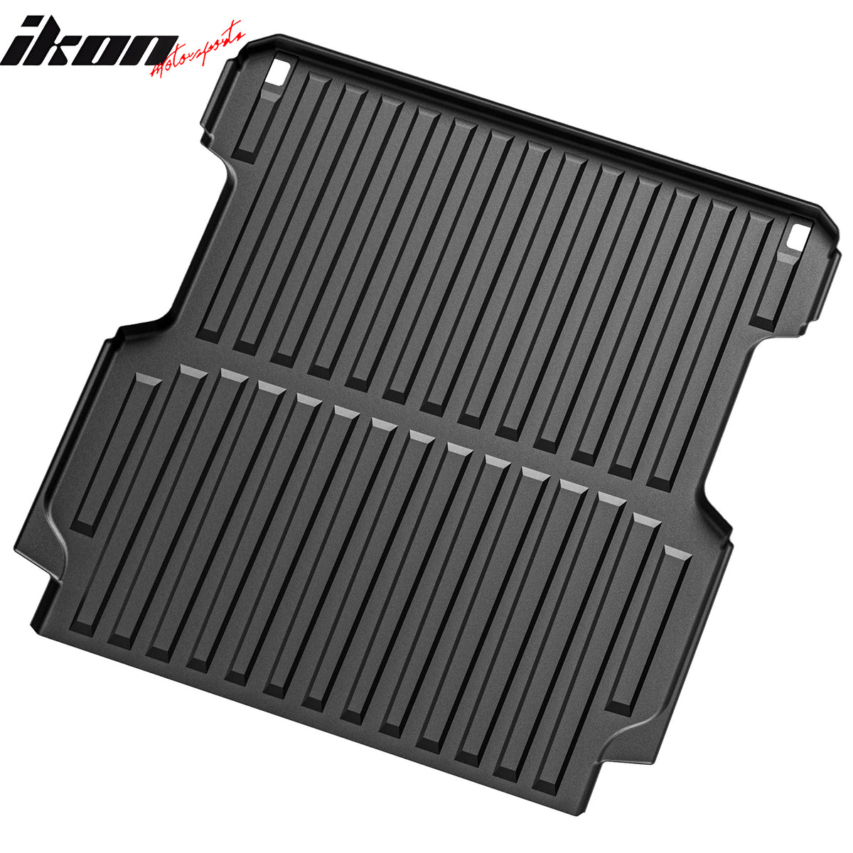 IKON MOTORSPORTS TPE Truck Bed Mat, Compatible with 2017-2025 Honda Ridgeline 5.3Ft Bed, Custom Fit All Weather Heavy Duty 3D Rear Cargo Trunk Tray Protector Liner 1PC, Black