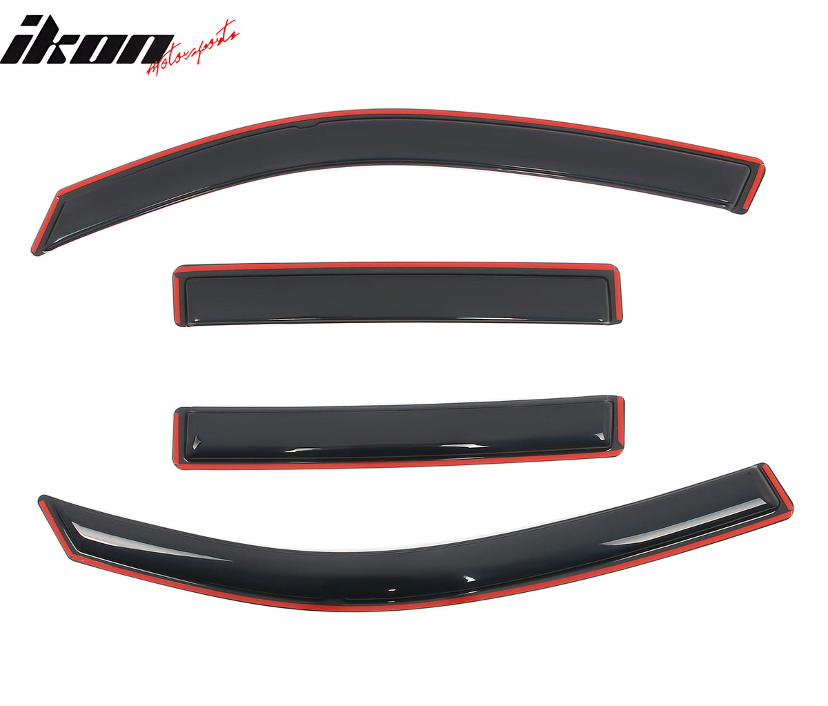 Fits 17-25 Honda Ridgeline Window Visors In-Channel Side Deflector Rain Guard