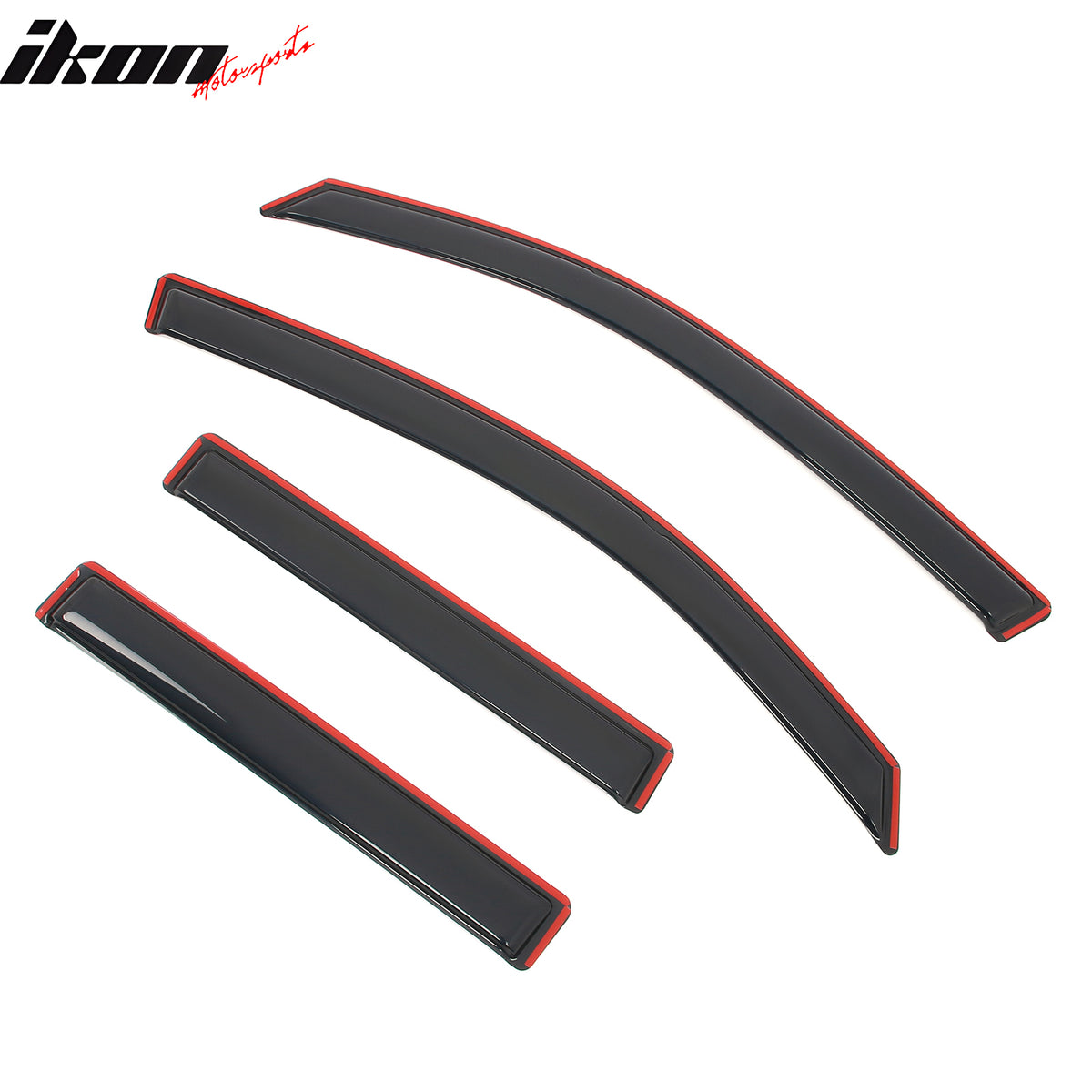 Fits 17-25 Honda Ridgeline Window Visors In-Channel Side Deflector Rain Guard