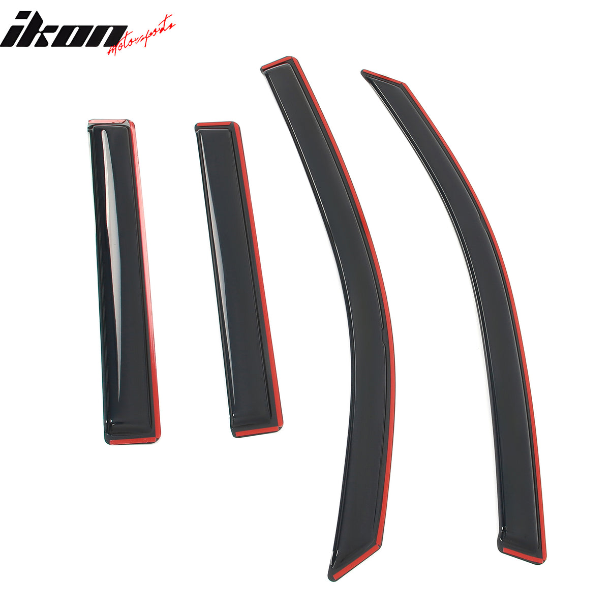 Fits 17-25 Honda Ridgeline Window Visors In-Channel Side Deflector Rain Guard