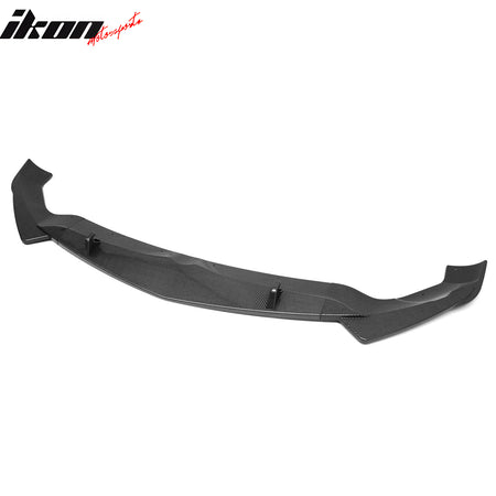 Fits 17-26 Alfa Romeo Stelvio IKON Style Front Bumper Lip Carbon Fiber Print 3PC