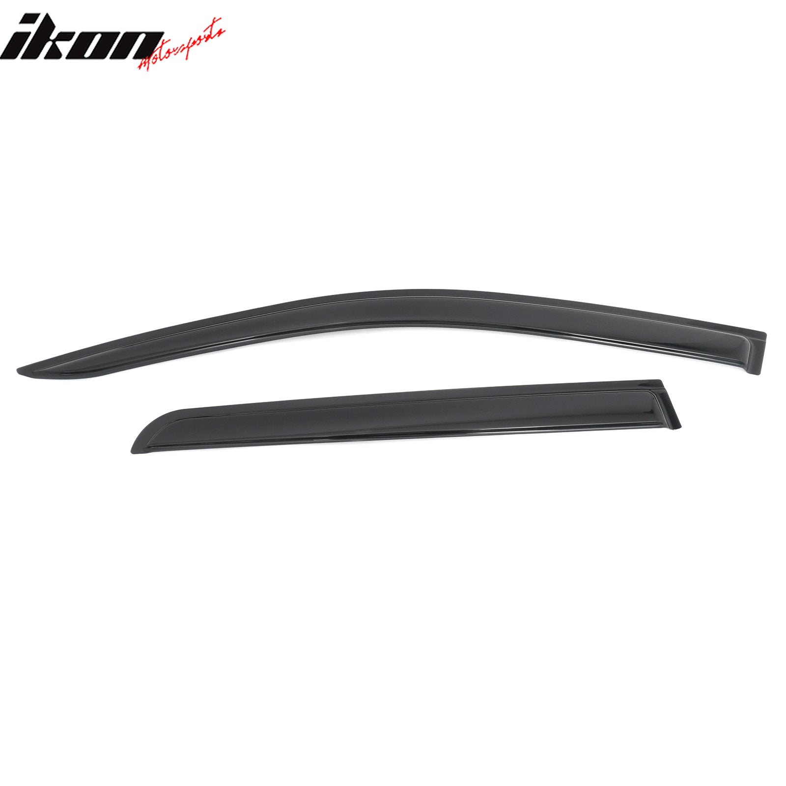 Fits 17-26 Honda Ridgeline Window Visors Smoke Acrylic Rain Sun Shade 4PCS Set