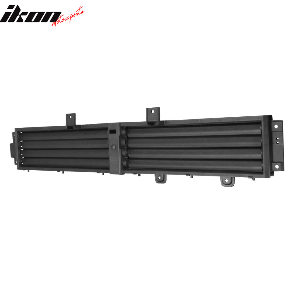 IKON MOTORSPORTS Lower Active Grille Shutter w/ Motor, Compatible with 2018-2019 Buick Enclave 2018-2021 Chevy Traverse, 84393410 GM1206107 Engine Cooling Radiator Grill Assembly Replacement, Black