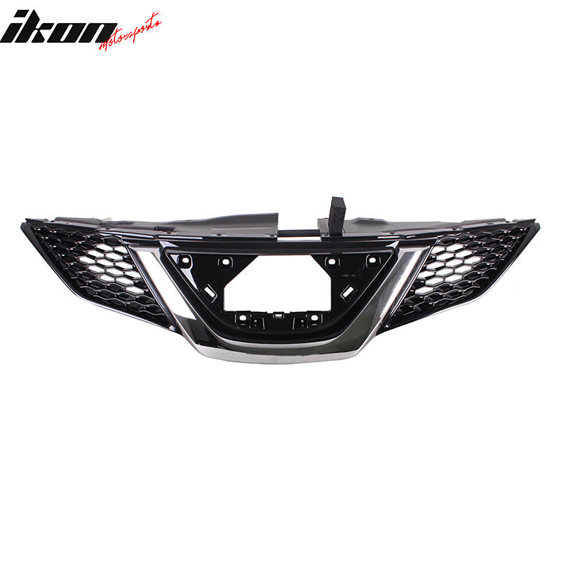 2018-2019 Nissan Rogue OE Style Front Bumper Upper Grille Grill ABS