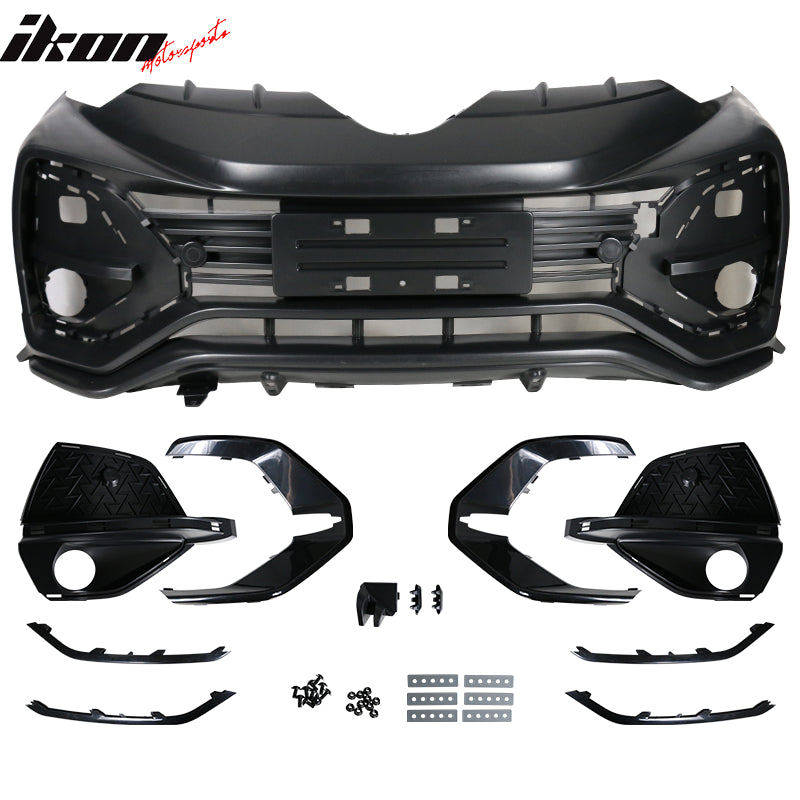 Fits 18-19 Toyota CHR H Style Front Bumper Cover Conversion Unpainted - PP