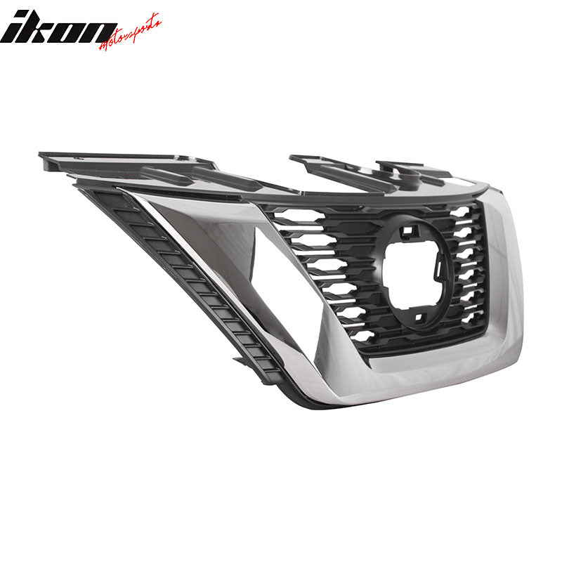 Fits 18-20 Nissan Rogue SL SV OE Style Front Bumper Upper Grille Cover - ABS