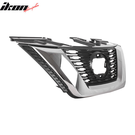 Fits 18-20 Nissan Rogue SL SV OE Style Front Bumper Upper Grille Cover - ABS