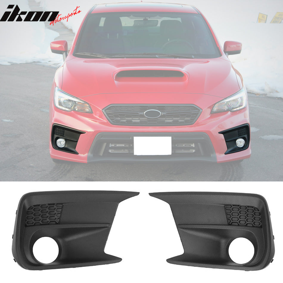 2018-2021 Subaru WRX Limited OE Style Textured Black Fog Light Cover