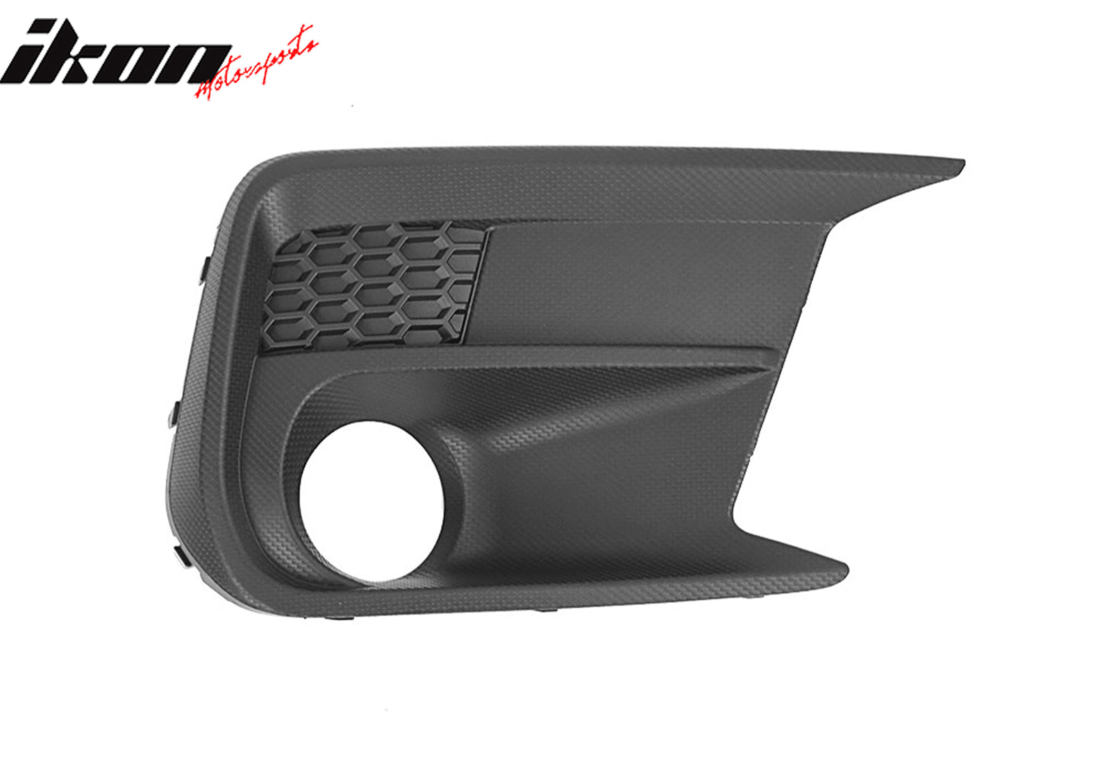 Fits 18-21 Subaru WRX Limited OE Style 2PCS Front Fog Light Bezel Textured Black