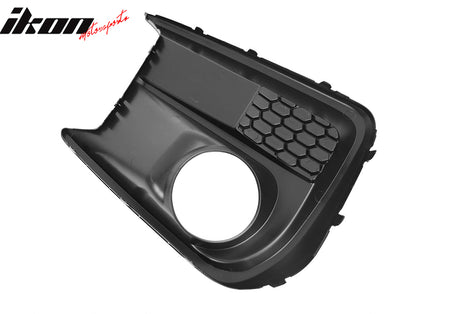 Fits 18-21 Subaru WRX Limited OE Style 2PCS Front Fog Light Bezel Textured Black