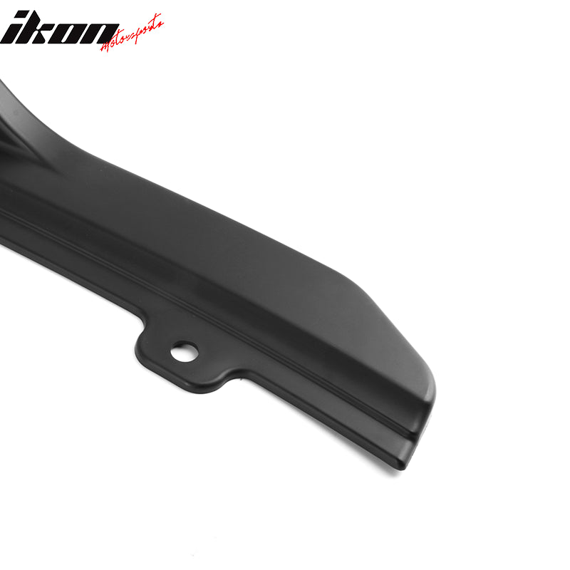 Gloss Black Side Skirt Extension + Rear Splitter For Honda Accord 2018-2022 – 8pc Set