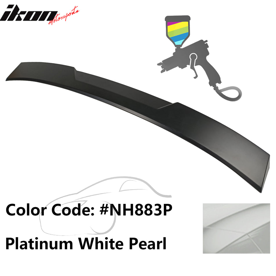 2018-2022 Honda Accord 10th V Style Painted #NH883P White Roof Spoiler