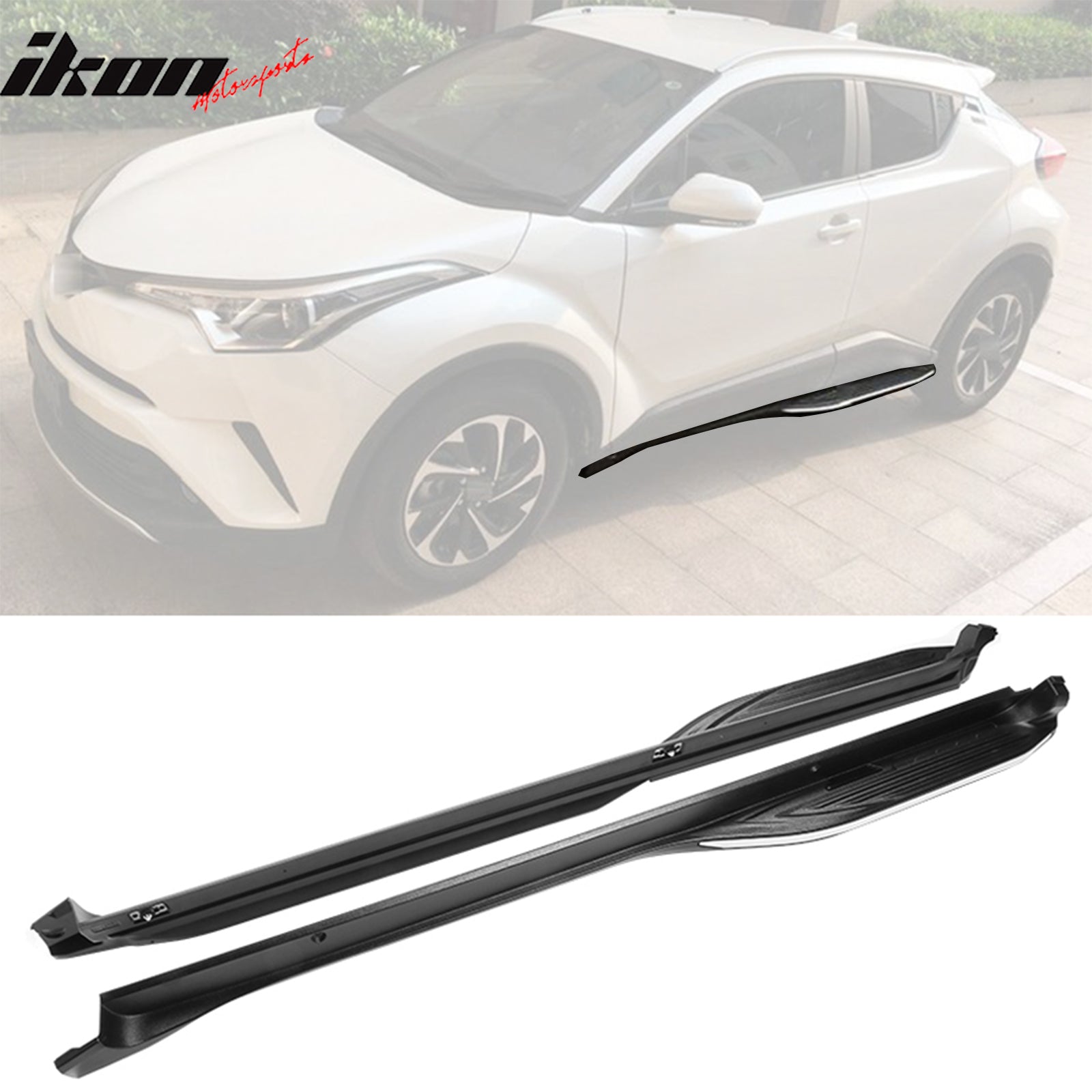 Fits 18-22 Toyota C-HR CHR OE Style 2PCS Running Boards Side Step
