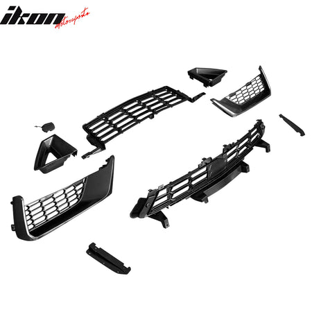 Fits 18-23 Ford Mustang Dark Horse Front Bumper Conversion Switchback Headlights