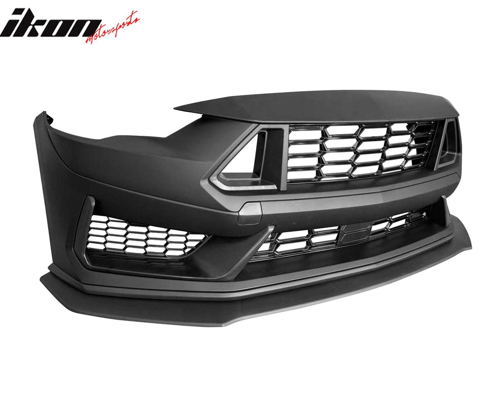 For 18-23 Ford Mustang Dark Horse HP Style Front Bumper Conversion LED Headlight
