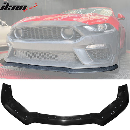 For 18-23 Mustang Mach 1 Front Bumper Conversion LED Grille Handling Package Lip