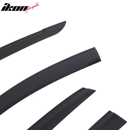 Fits 18-23 Hyundai Kona & Kona Electric Low Profile Style Tape-on Window Visors