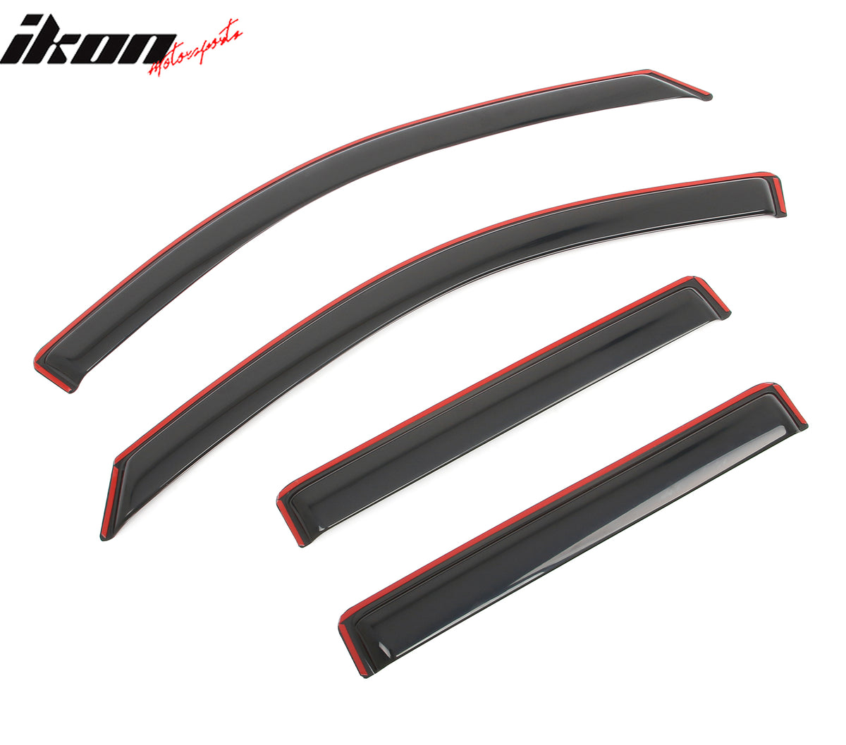 Fits 18-23 Chevy Traverse Window Visors Vent Rain Guards Deflectors In-Channel