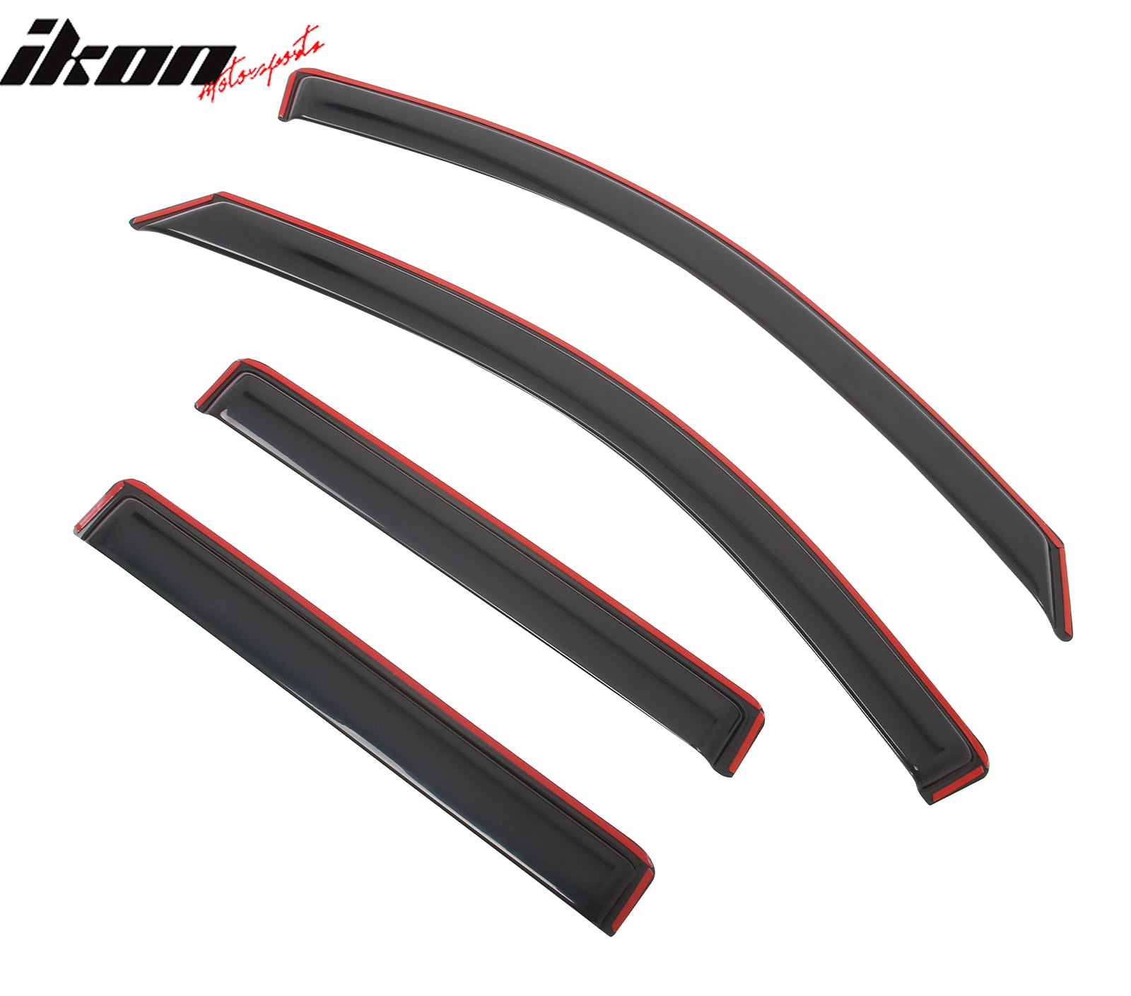 Fits 18-23 Chevy Traverse Window Visors Vent Rain Guards Deflectors In-Channel